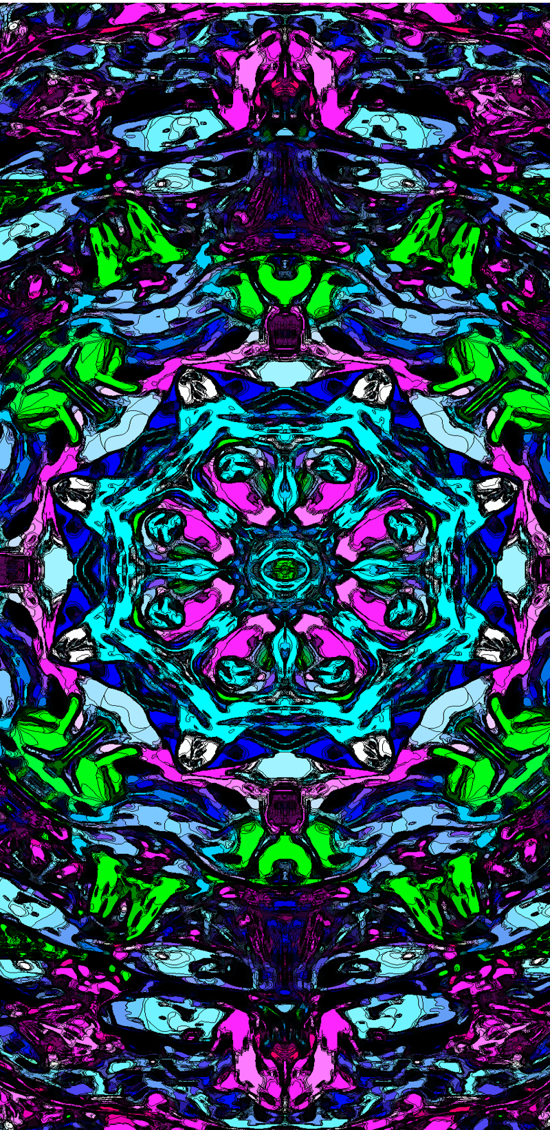 Visual Engine — WebGL2 fractal, kaleidoscope, and plasma generator with audio reactivity and HD recording